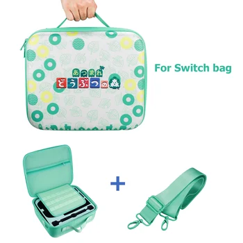 Animal Crossing 2в1 чанта и Чанта На Рамото За Nintendo Switch EVA Твърд Калъф NS Преносим Пътна Чанта За Съхранение на играта