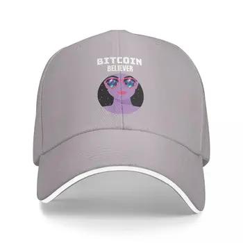 Bitcoin Believer Биткойн Промо Мъжки и дамски шапка с Принтом Аниме риболов слънцето Ежедневни Графична шапка
