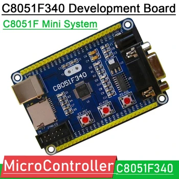 C8051F340 Такса за разработка на Микроконтролер C8051F Мини Система С USB-Кабел за зареждане на ос 