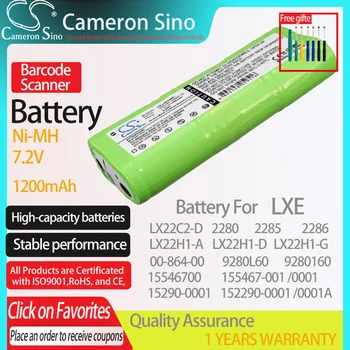 CameronSino Батерия за LXE 2080 2280 2285 2286 LX22C2-D LX22H1-A е най-Honeywell 00-864-00 152290-0001 баркод Скенер батерия