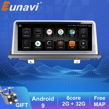 Eunavi Android 9 Авто радио Мултимедиен Плеър за BMW X5 E70/X6 E71 (2007-2013) CCC/CIC Системния блок на КОМПЮТЪРА Навигация Авторадио 4G