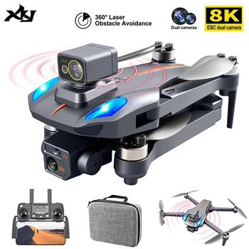 K911 MAX GPS Drone 4K Професионални Предотвратяване на пречките 8K Двойна HD Камера Бесщеточный Мотор Сгъваема Квадрокоптер RC Разстояние 1200 М