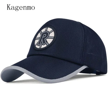 Kagenmo Писмо мъжете открит летен спортен бейзболна шапка ежедневни риболов, скално катерене спортен козирка, шапки, шапка, мъжки слънчеви шапки