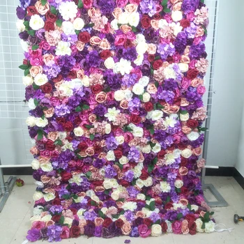 SPR рулонная плат цветна стена 4 метра * 8 фута Изкуствен фон за сватбеното тържество композиция цветя, украса безплатна доставка