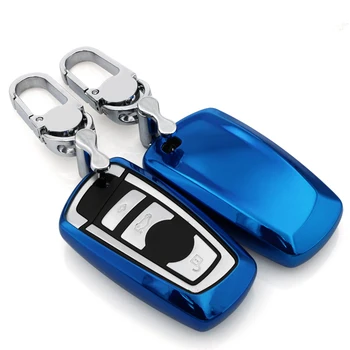 TPU мек лепило Чантата за ключовете за колата калъф за ключове на автомобила ключодържател подходящи за Bmw 320i M3 X3 GT 3 серия 4 серия 5 серия