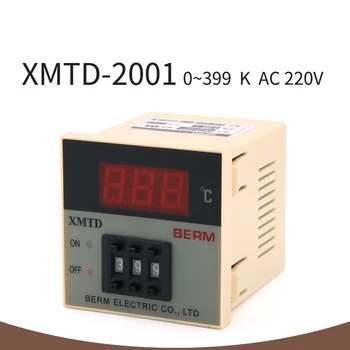 Xmtd-2001 Pid Цифров Дисплей температурен Регулатор 0-399 0-999 K E Pt100 Термопара 220Ac 75*75 мм Термостат