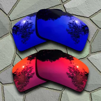 Виолетово-Синьо и Виолетово-Червени Слънчеви Очила с Поляризирани Сменяеми Лещи за Oakley Eyepatch 2