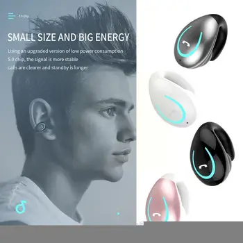 Една Скоба За Ушите Безжични Слушалки Bluetooth 5,0 Спортни Слушалки Слушалките с Шумопотискане Hifi Водоустойчив Слот Бас Зво Q1b6