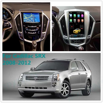 За Cadillac SRX 2008-2012 Android 9 Авто Стерео Авто радио приемник с екран Tesla Радио Плейър GPS Автомобилна Навигация Централен блок