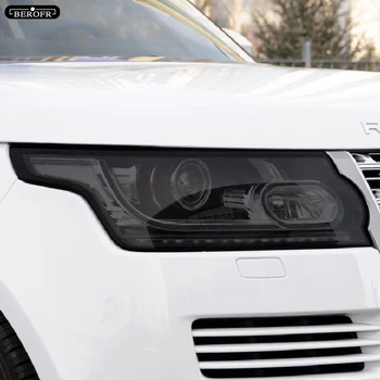 За Land Rover Discovery 4 5 Defender Range Rover Evoque Sport Велярная Защитно Фолио За автомобилни Фарове Дымчатая Черен Стикер от TPU