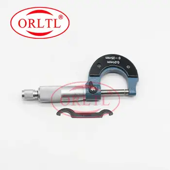 Измервателни Инструменти ORLTL 0,01 мм 0-25 мм Ръчно Микрометър С Добро Качество На Резервни Части Инжектор Common Rail
