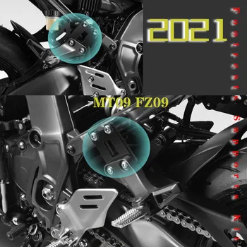 Нови Аксесоари За Мотоциклети YAMAHA MT09 FZ09 MT-09 MT 09 2021 Комплект за Отпадане на гърба на Педалите EVO Пътнически стъпенките Комплект Опори