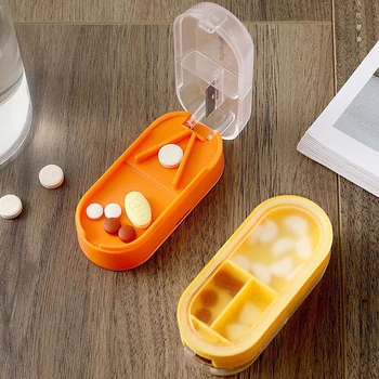 Опаковка Таблетки Преносим Опаковка Таблетки Органайзер Скоростна Фармацевтичен Опаковка За Съхранение Малка Кутия за Лекарства на Една Седмица