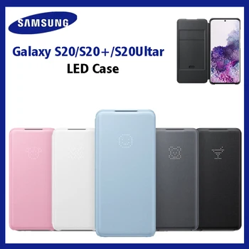 Оригинален Samsung Smart LED кожен Калъф За Samsung Galaxy S20 Plus S20 + S20 Ultra 5G Делото Седалките-Портфейли EF-NG980