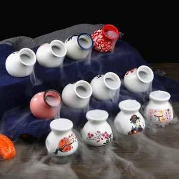 Орнамент за сашими, украшение за сашими, украса за чаши сух лед, Украшение за чинии, украшения за суши, японски украшение за сух лед, съд за лед