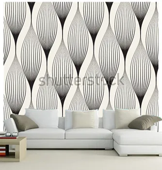 Потребителски 3D стенописи, абстрактен стилен фон стилизованным листче papel de parede, хол разтегателен ТЕЛЕВИЗИЯ стена спалня тапети