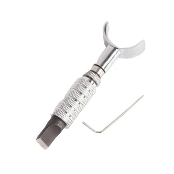 Регулируем Кожен Гравиране Нож САМ изгори от слънцето Устройство За Копаене на Окопи Занаят Дърворезба Режещи Инструменти Ръчно Ротационен Нож За Конци На Кожата