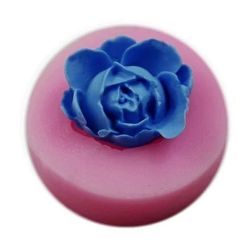 Розата е цветето на Ариловая Смола Цвете силиконова форма, форма за празни приказки, форма за шоколад, инструменти за украса на торта, T0612