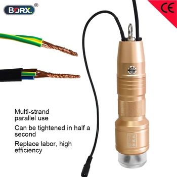 Ръчен инструмент за усукване на електрически кабели скручиватель медни нишки кабели с медна сърцевина на плътно навита с дължина 30 мм
