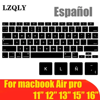 С защитно покритие за клавиатурата на испански език За Macbook Air13 A2337A2179 За Macbook Pro13 A2338A2289 A2159 Защитно фолио за клавиатура