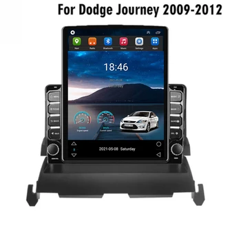 Тесла Стил Android 12 8 + 128 грама, Всичко на Едно Авто Радио Мултимедиен Плейър GPS Навигация за Dodge Journey 2009-2012 г.