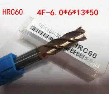 фреза с ЦПУ TAPC от вольфрамового сплав HRC60 4F*6.0*6*15*50