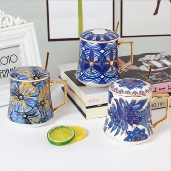 Чаша за Чай и кафе дизайн на китайския стил за Родителски Подарък Китайската Традиционна Идея за Подарък за Възрастните Хора Странни Подаръци Традиционните с Капак